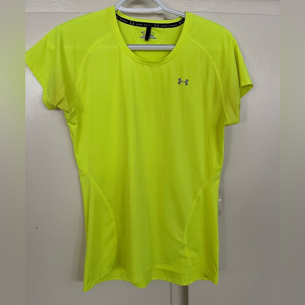 Under Armour Women's Bright Yellow Short Sleeve Tee